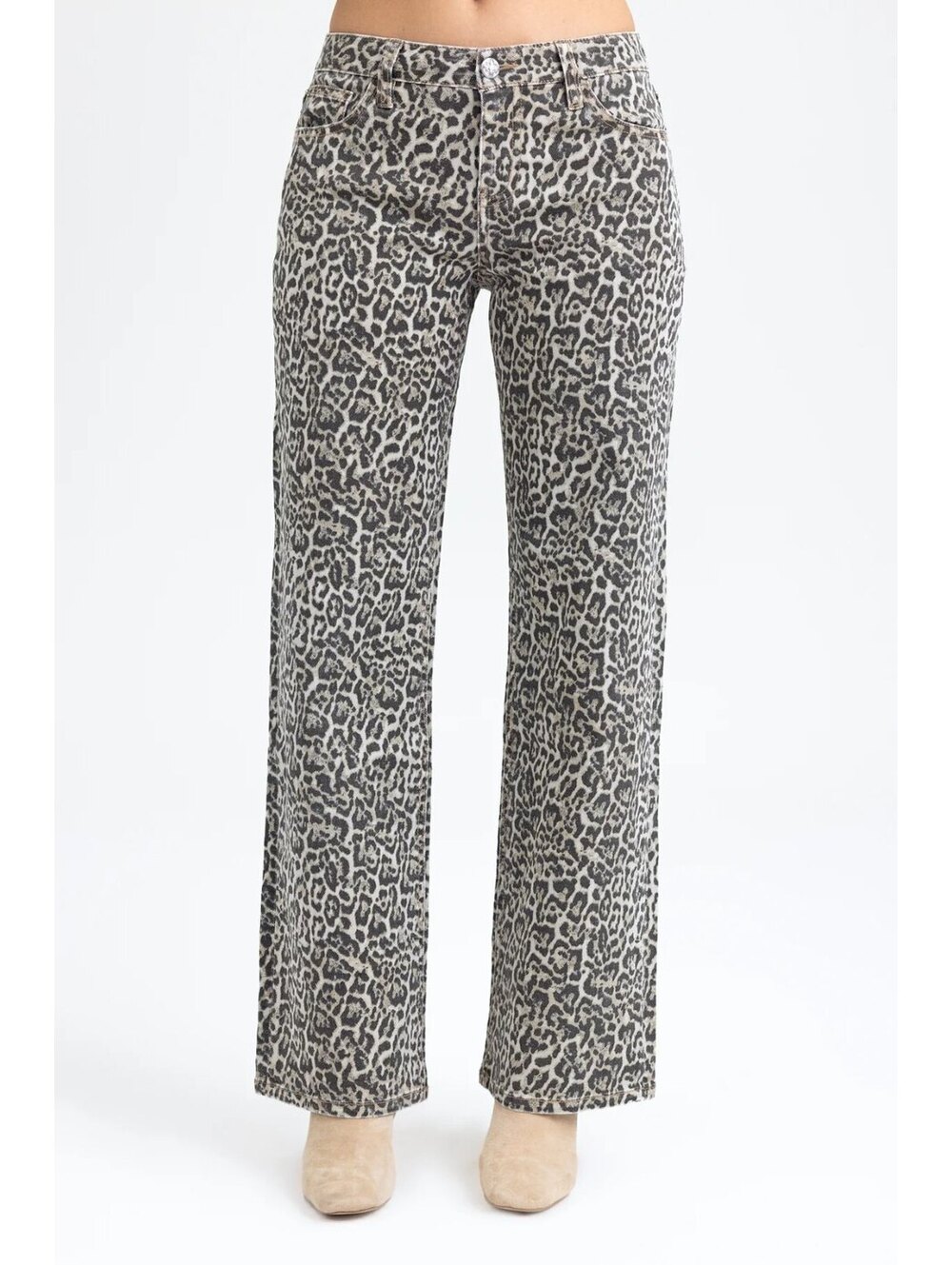 Miss Me Zorro Leopard Slim Wide 29X32